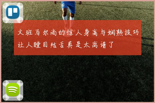 文班马尔尚的惊人身高与娴熟技巧让人瞠目结舌真是太离谱了